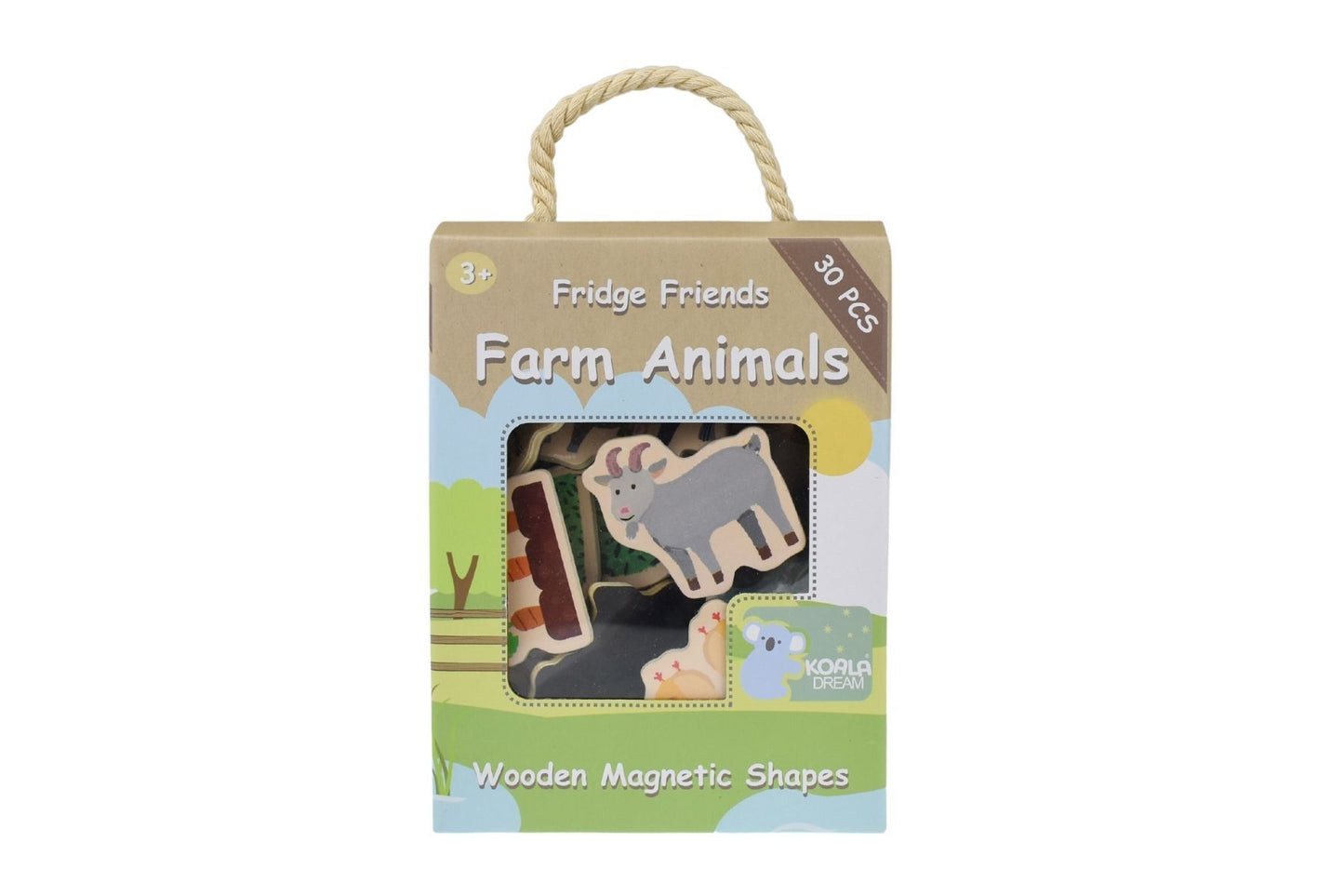 FRIDGE FRIENDS MAGNETIC FARMYARD AND ANIMALS 30PCS