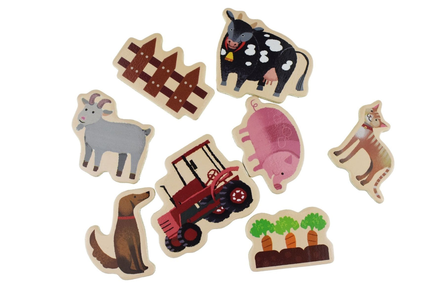 FRIDGE FRIENDS MAGNETIC FARMYARD AND ANIMALS 30PCS