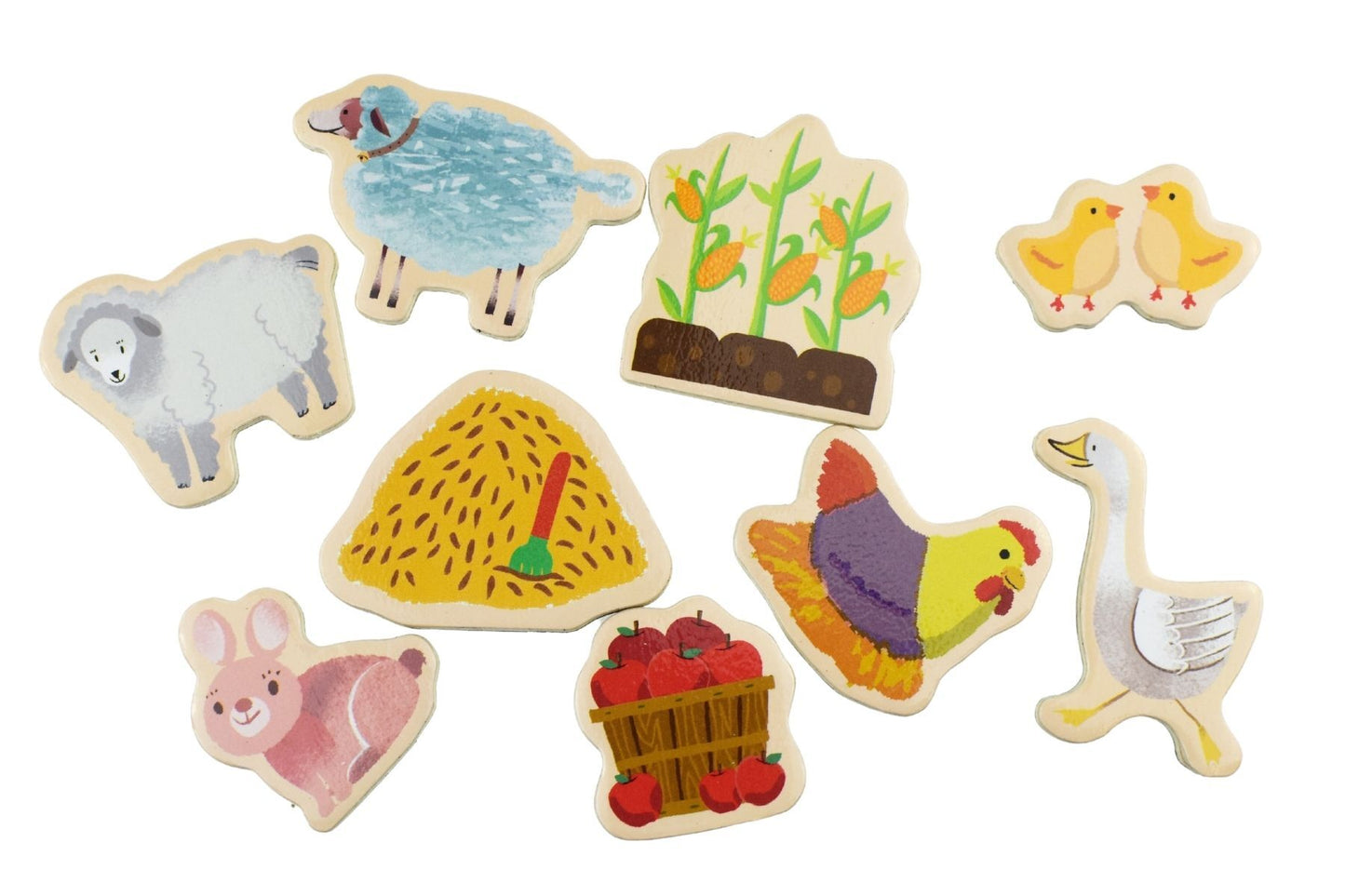 FRIDGE FRIENDS MAGNETIC FARMYARD AND ANIMALS 30PCS