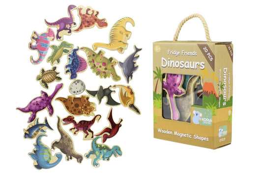 FRIDGE FRIENDS MAGNETIC DINOSAURS 20PCS