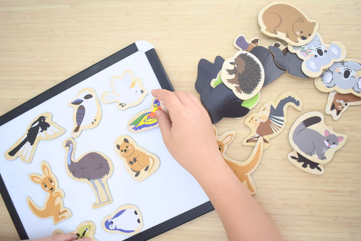 FRIDGE FRIENDS MAGNETIC AUSTRALIAN ANIMALS 25PCS
