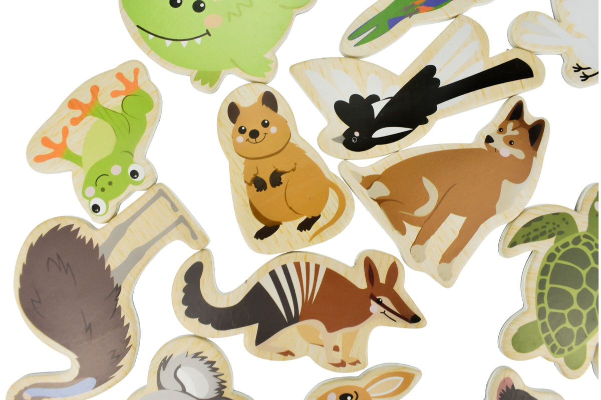 FRIDGE FRIENDS MAGNETIC AUSTRALIAN ANIMALS 25PCS