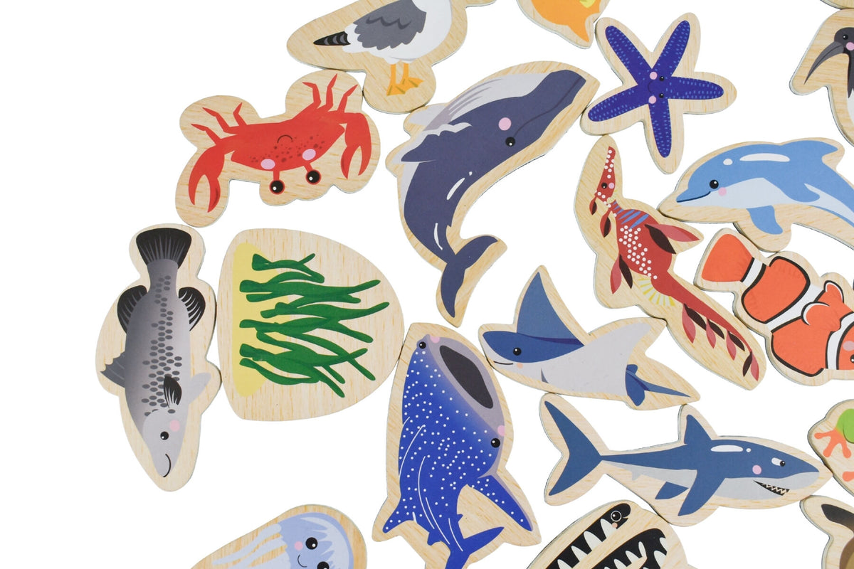 FRIDGE FRIENDS MAGNETIC AUSTRALIAN SEA ANIMALS 26PCS
