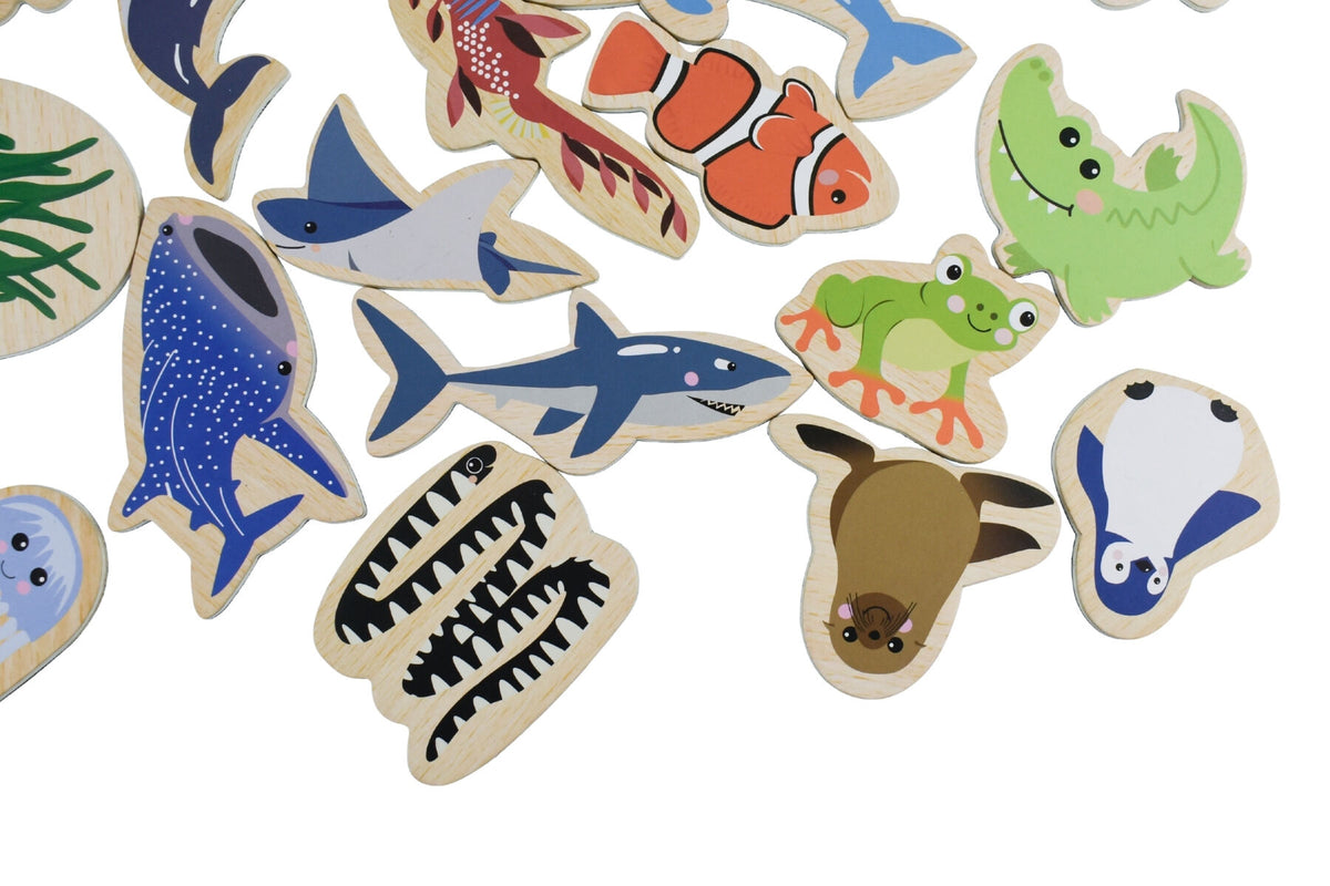 FRIDGE FRIENDS MAGNETIC AUSTRALIAN SEA ANIMALS 26PCS