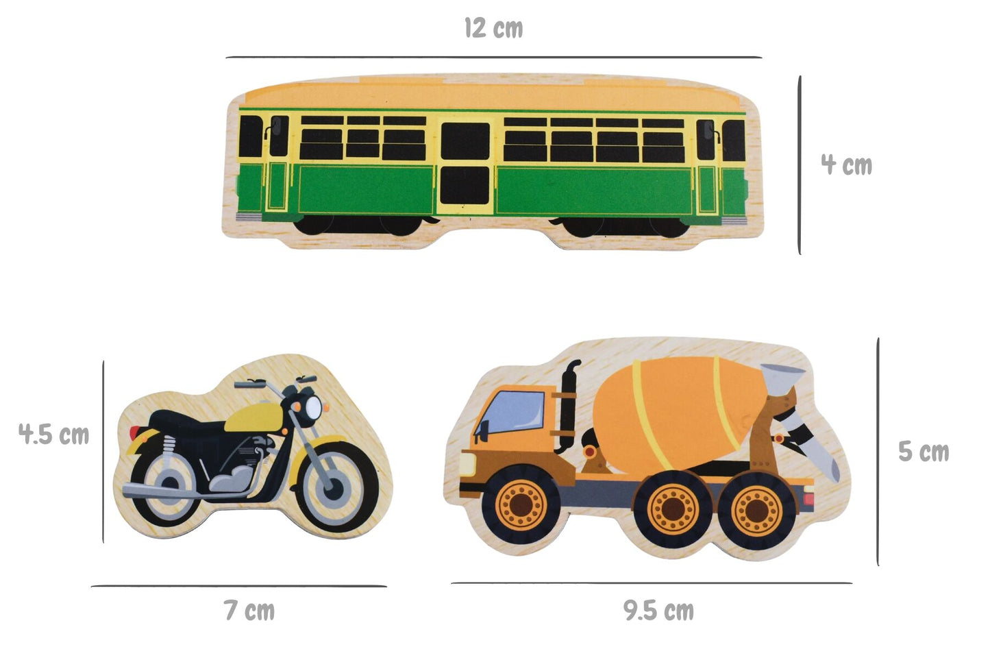 FRIDGE FRIENDS MAGNETIC AUSSIE VEHICLES 25PCS