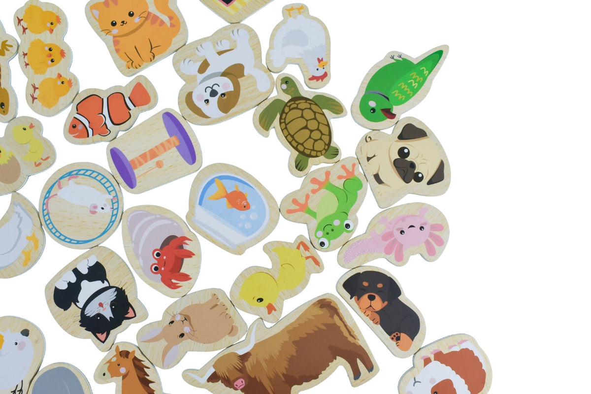 FRIDGE FRIENDS PETS MAGNETS 30PCS