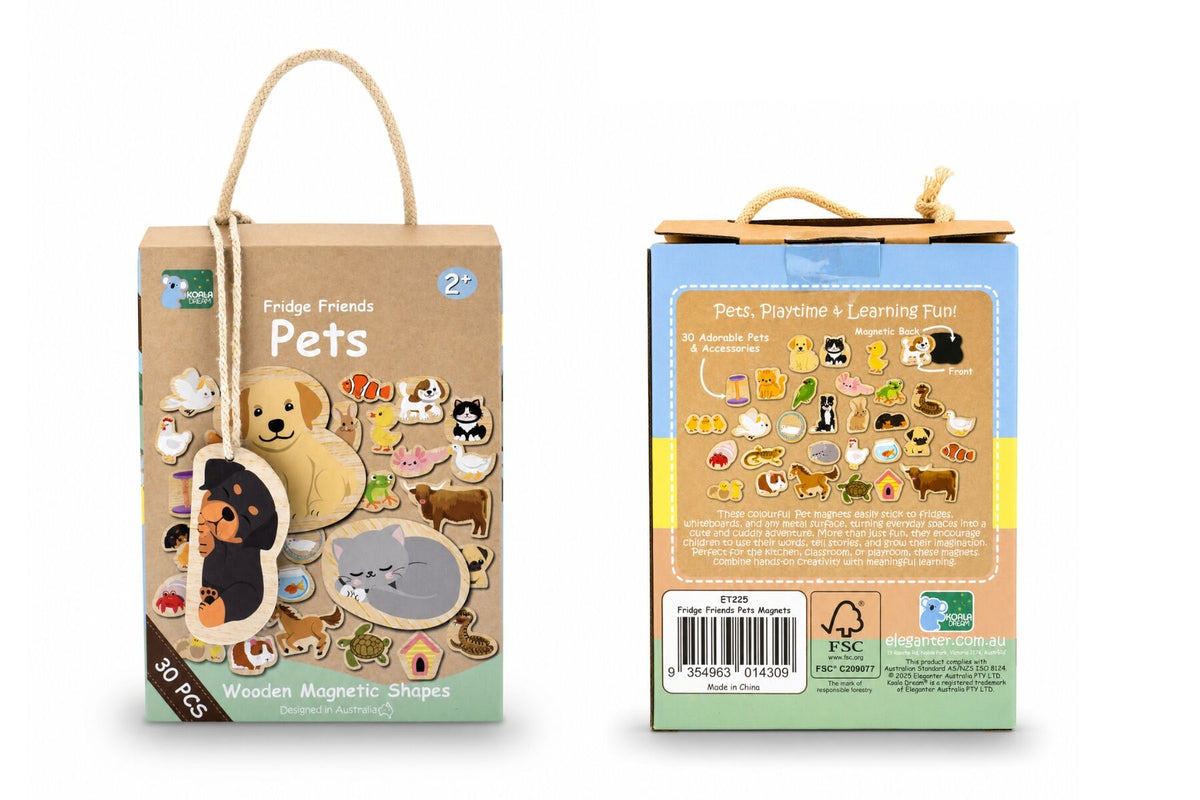 FRIDGE FRIENDS PETS MAGNETS 30PCS