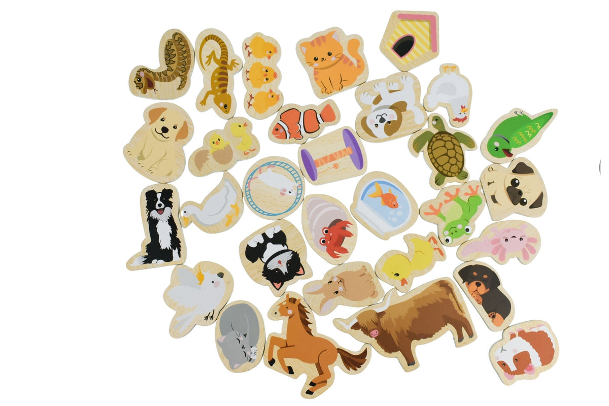 FRIDGE FRIENDS PETS MAGNETS 30PCS
