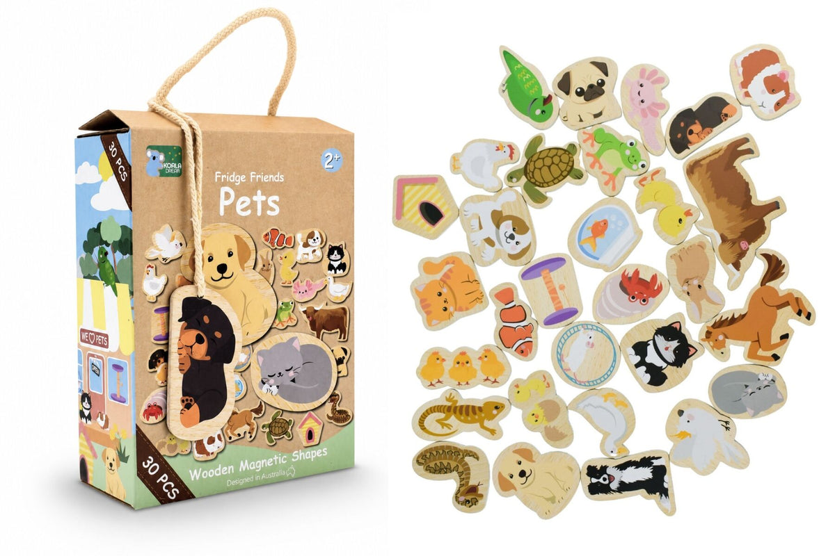 FRIDGE FRIENDS PETS MAGNETS 30PCS