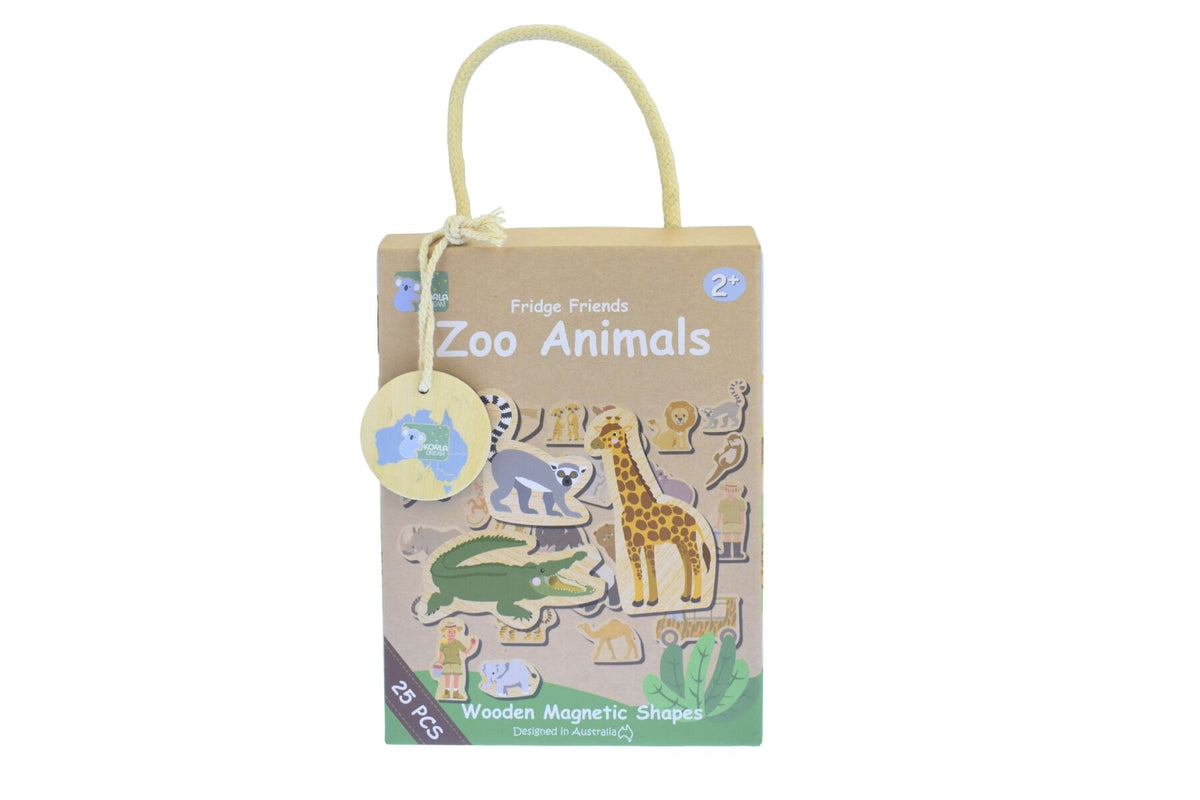 FRIDGE FRIENDS ZOO ANIMALS 25PC