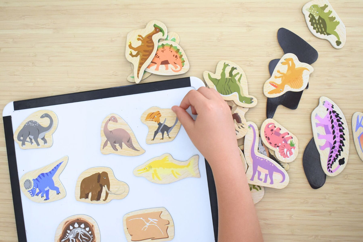 FRIDGE FRIENDS DINOSAURS & PREHISTORIC ANIMALS 25PC