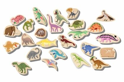 FRIDGE FRIENDS DINOSAURS & PREHISTORIC ANIMALS 25PC