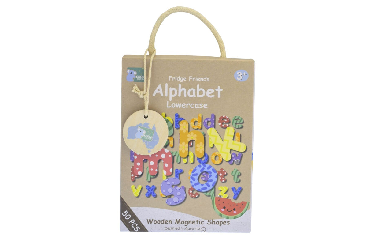 FRIDGE FRIENDS MAGNETIC ALPHABET LOWERCASE 50PCS