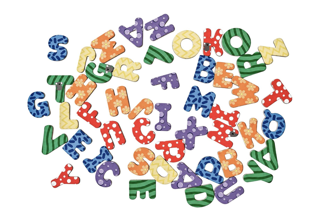 FRIDGE FRIENDS MAGNETIC ALPHABET UPPERCASE 50PCS