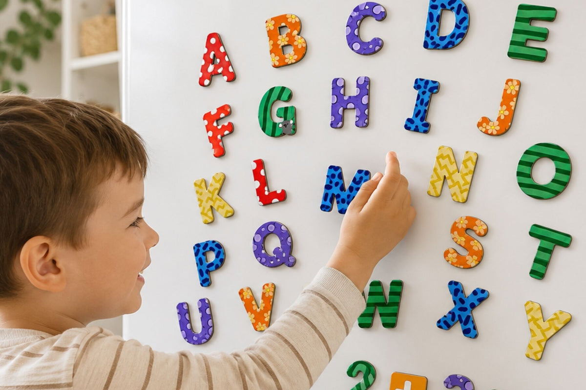 FRIDGE FRIENDS MAGNETIC ALPHABET UPPERCASE 50PCS