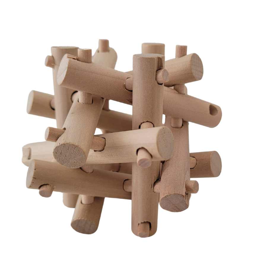 ECHIDNA WOODEN BRAINTEASER PUZZLE