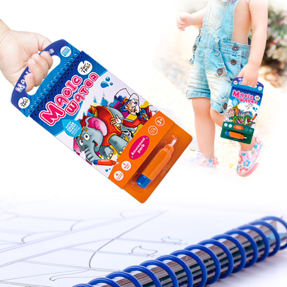 MAGIC WATER COLORING PAD - AMUSEMENT PARK