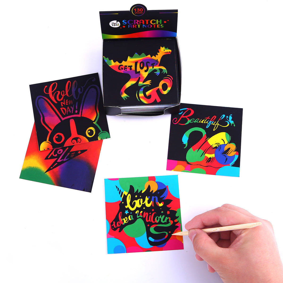 SCRATCH ART NOTES SET