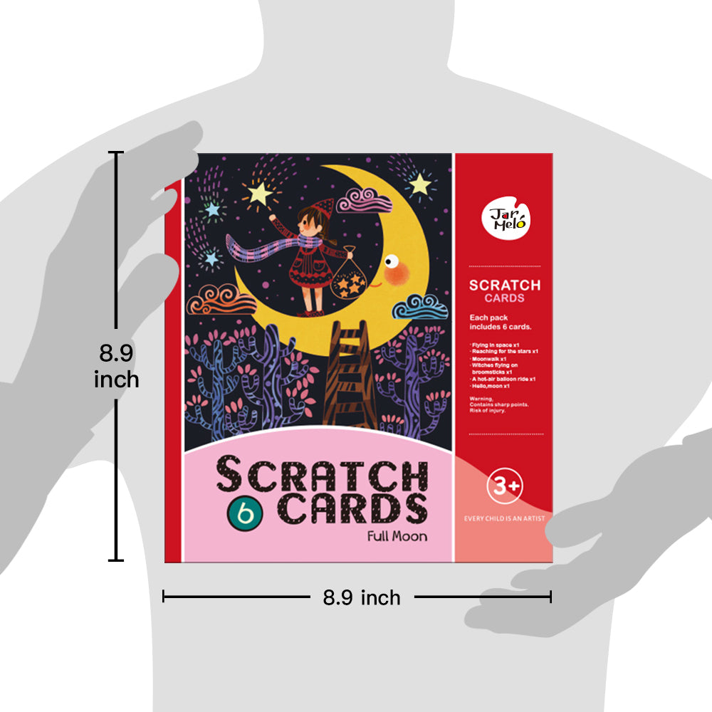 SCRATCH CARDS SET-FULL MOON