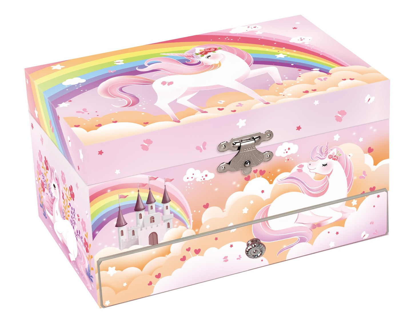 RAINBOW UNICORN HEIRLOOM MUSIC BOX