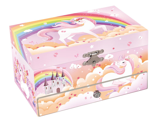 RAINBOW UNICORN HEIRLOOM MUSIC BOX