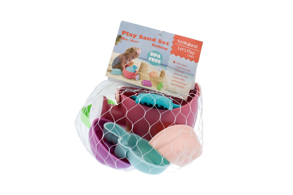 LET'S PLAY-BEACH TOY BAKING SET
