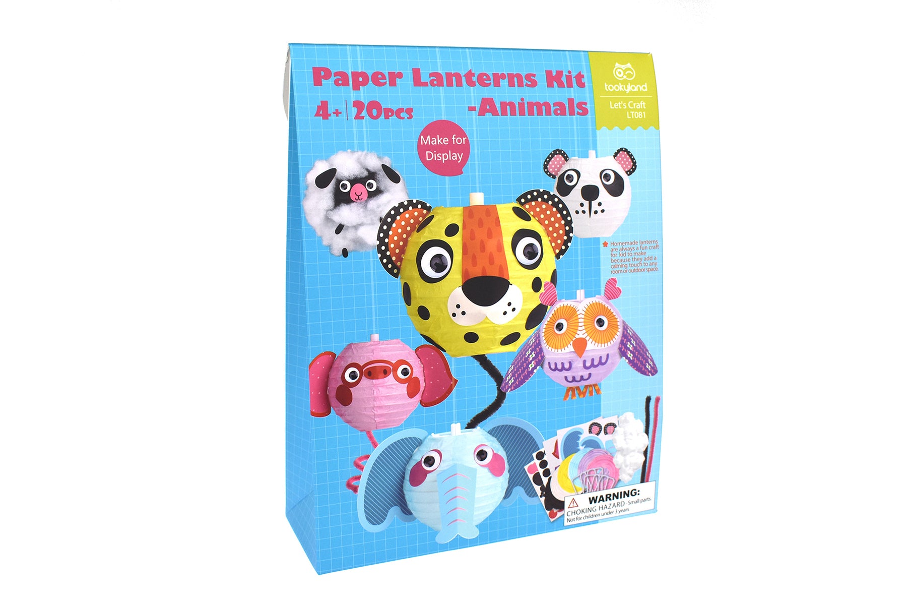 ANIMAL PAPER LANTERNS CRAFT KIT