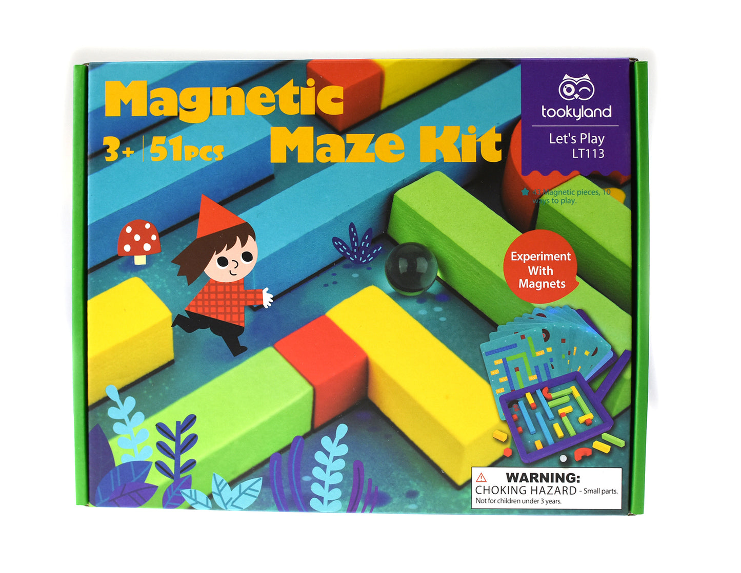 MAGNETIC MAZE KIT PUZZLE GAME