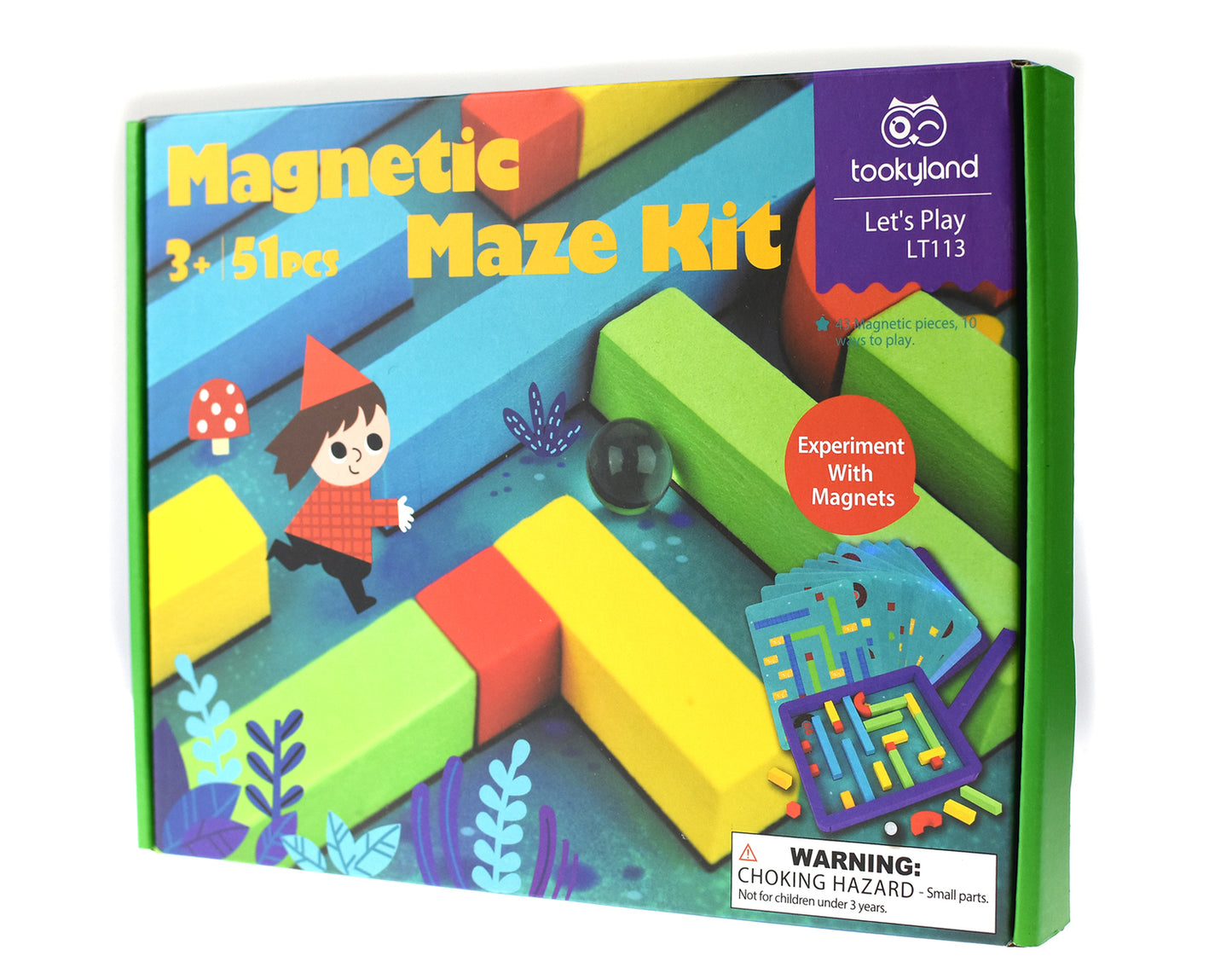 MAGNETIC MAZE KIT PUZZLE GAME