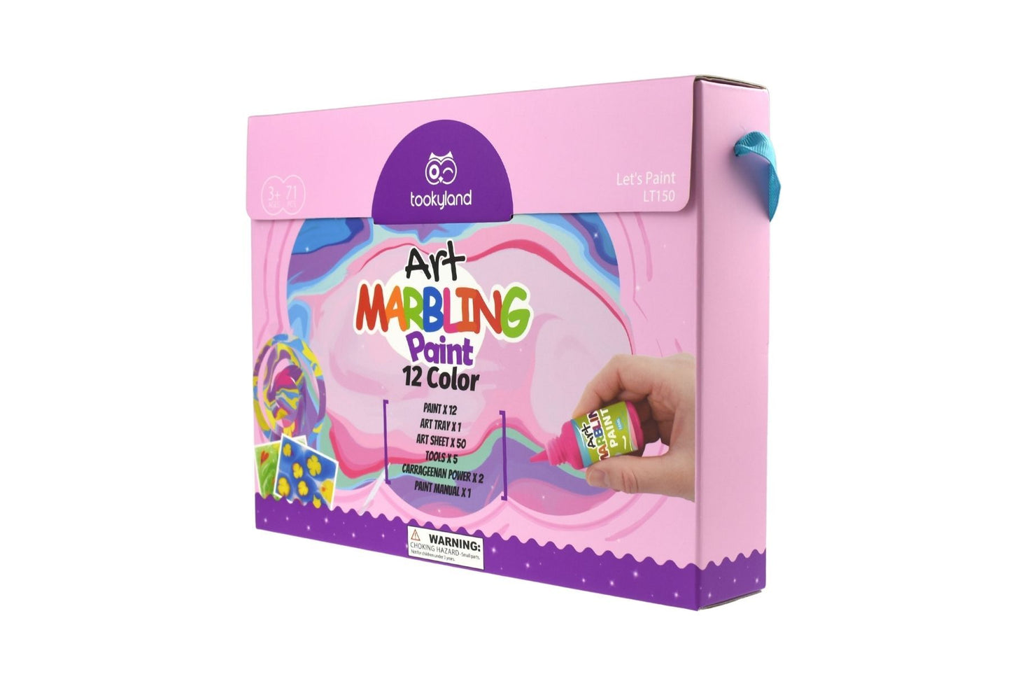 MARBLING PAINT KIT - 12 COLOUR