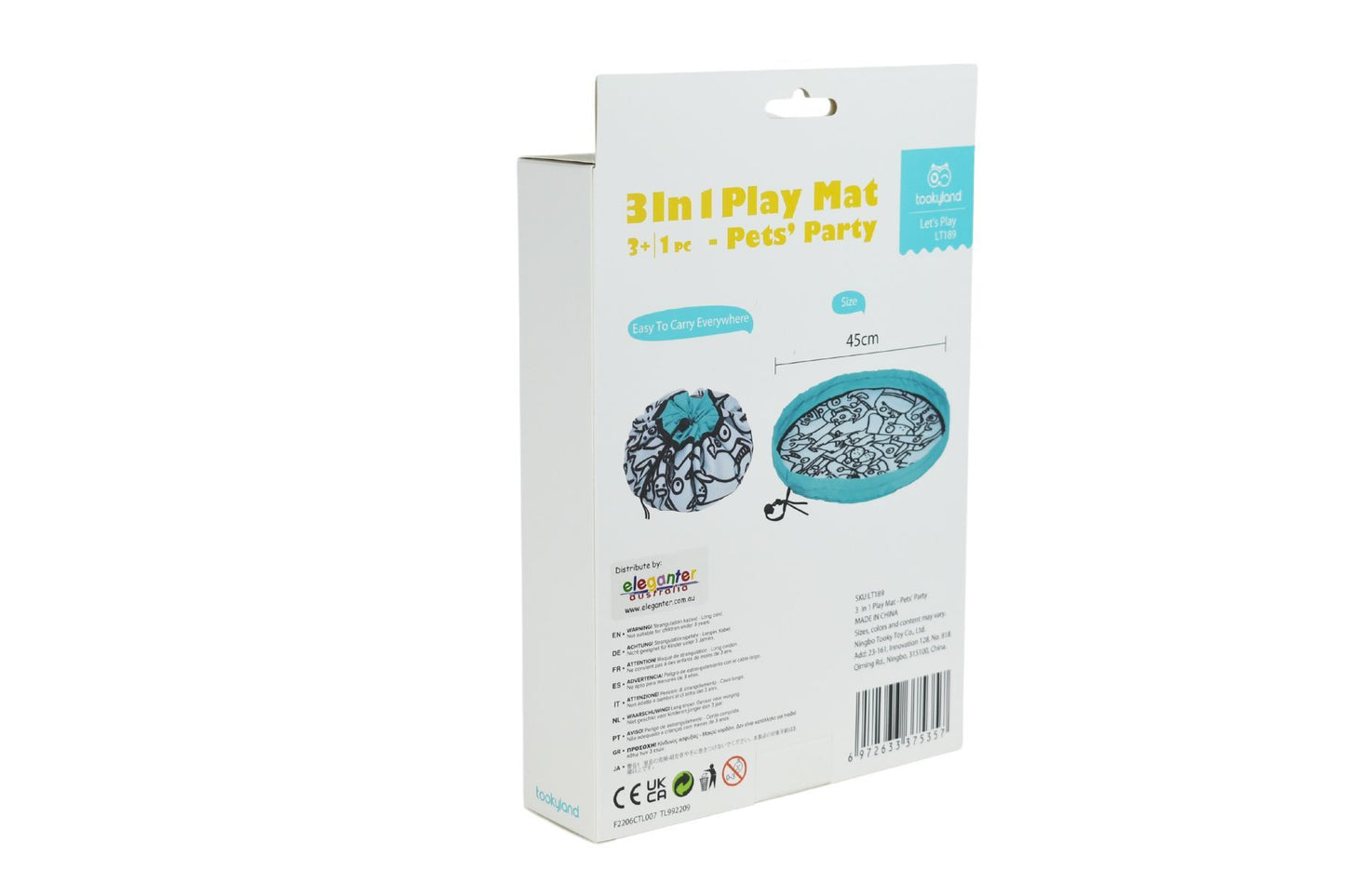 3 IN 1 PLAY MAT - PET'S PARTY