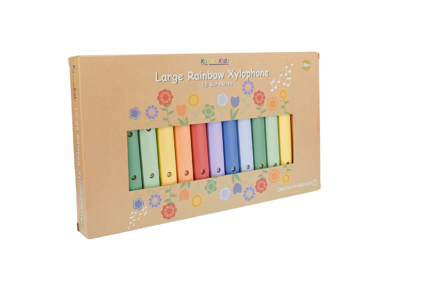 LARGE RAINBOW XYLOPHONE 15 BAR NOTES