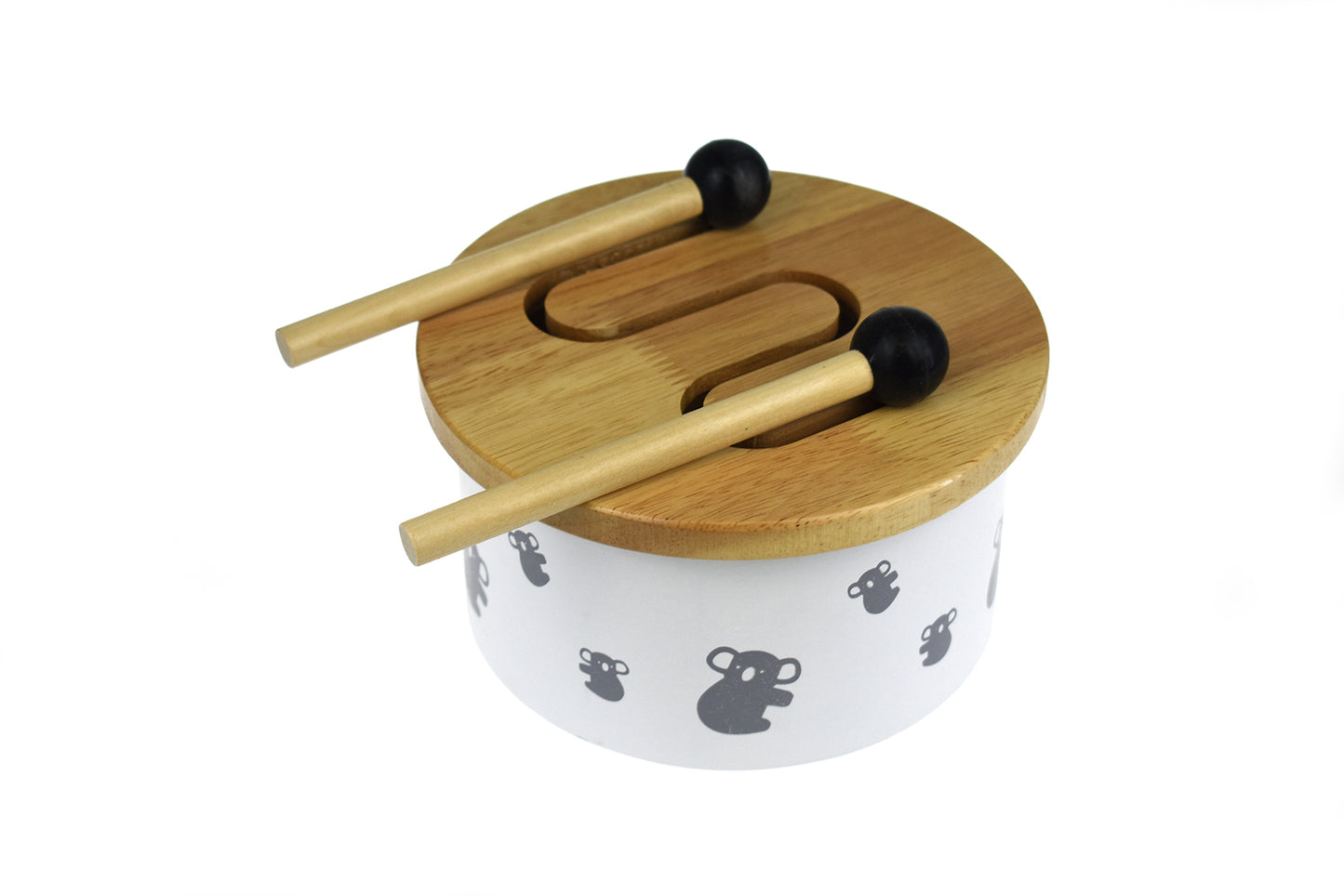 BUZZY DAYS BEE WOODEN DRUM