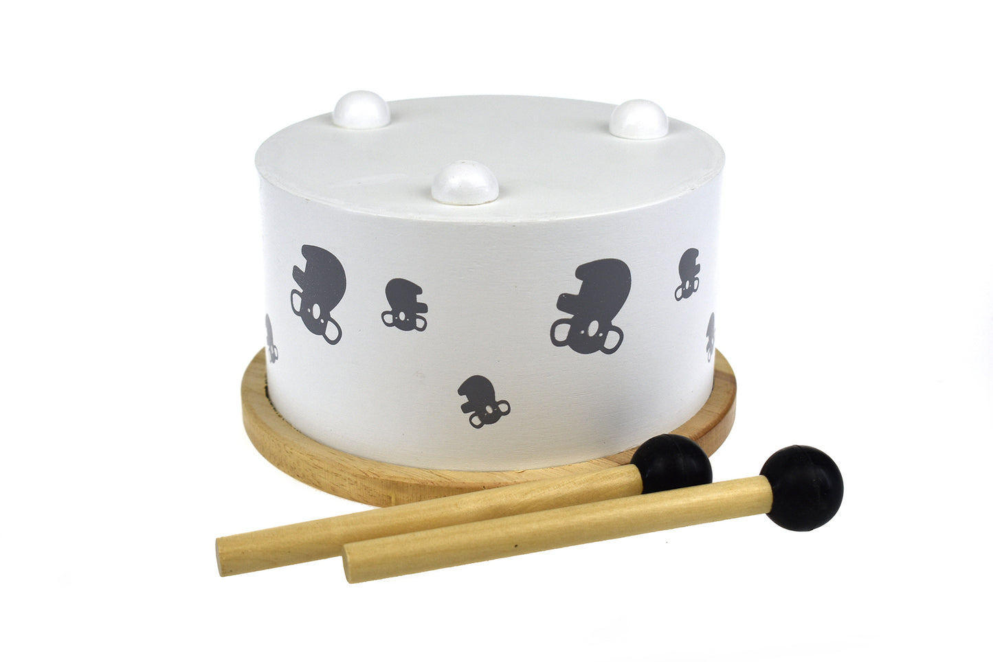 BUZZY DAYS BEE WOODEN DRUM