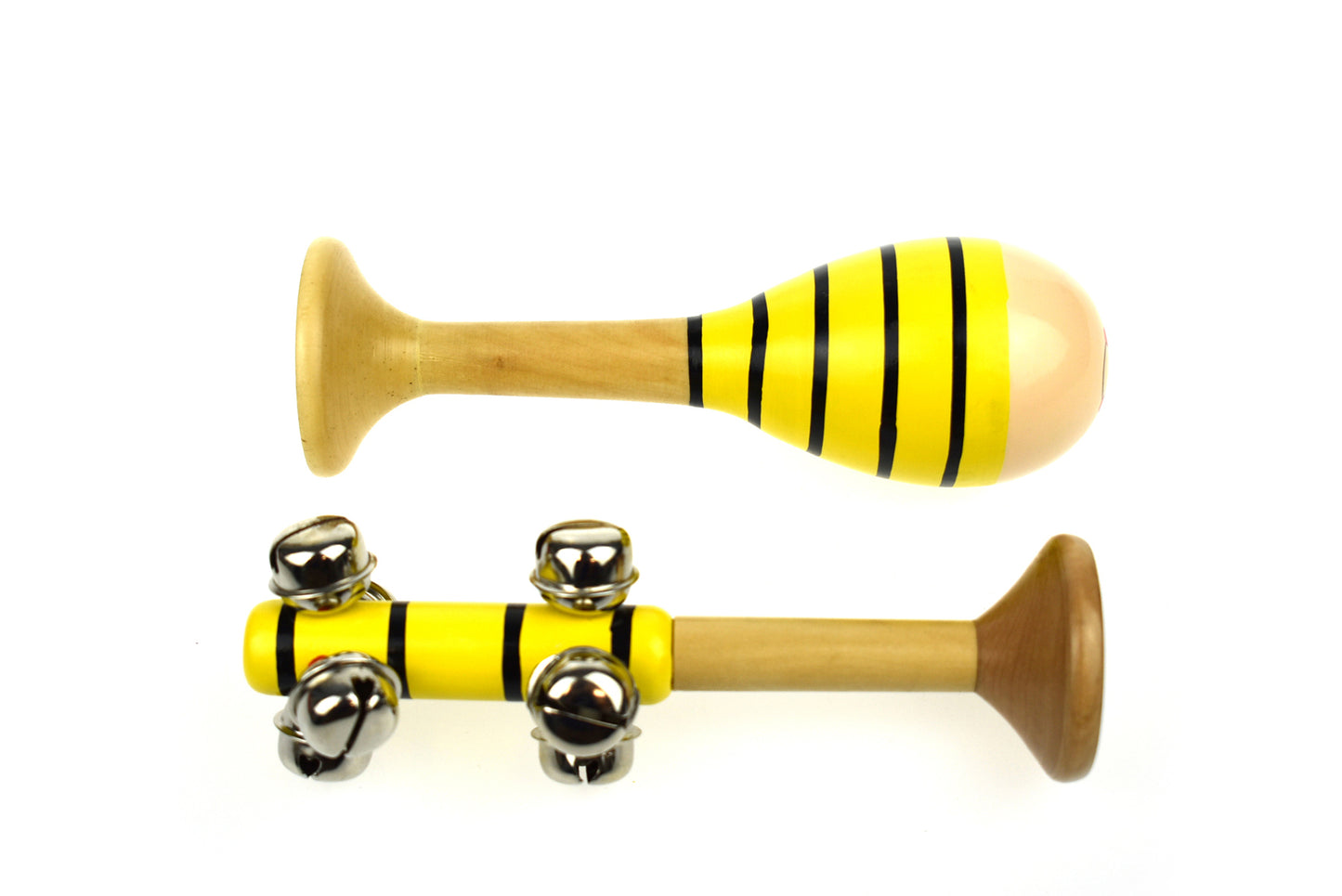 BUZZY DAYS BEE MARACA & BELLSTICK SET