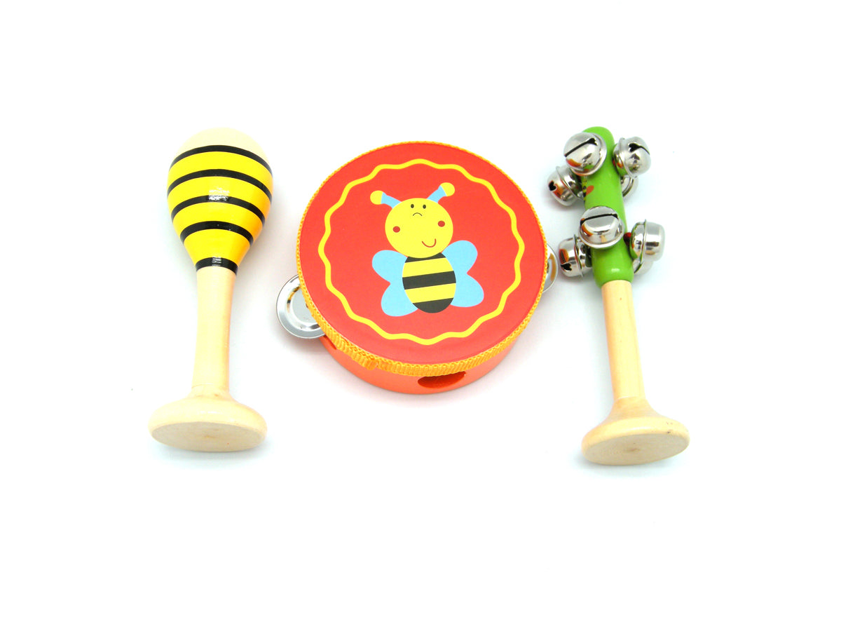 BUZZY DAYS BEE 3PCS MUSICAL SET