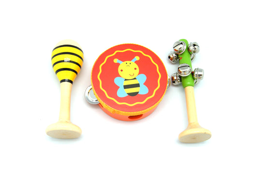 BUZZY DAYS BEE 3PCS MUSICAL SET