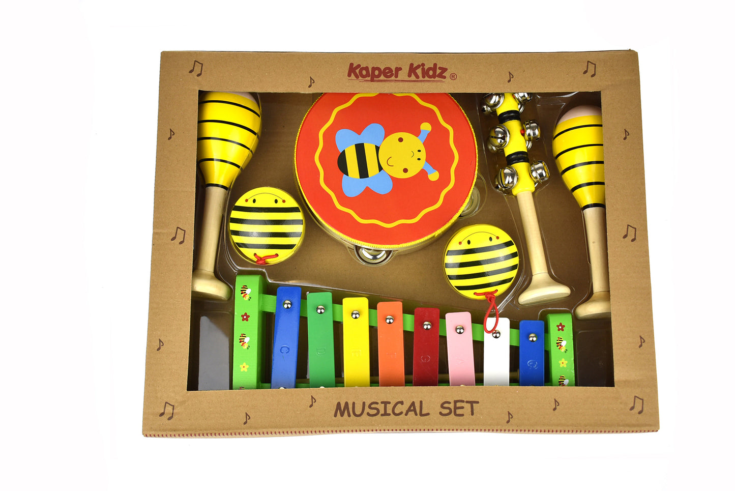 BUZZY DAYS BEE 7PCS MUSICAL SET