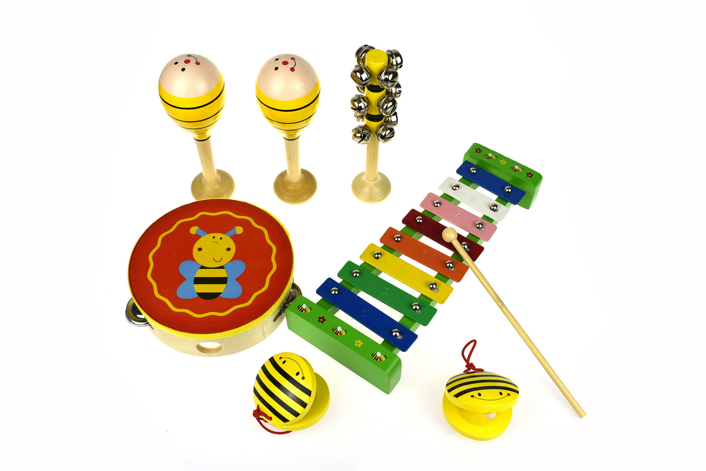 BUZZY DAYS BEE 7PCS MUSICAL SET