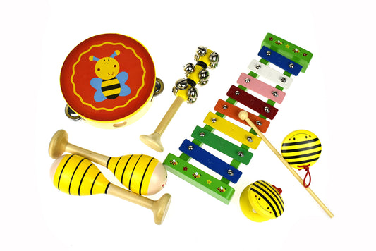 BUZZY DAYS BEE 7PCS MUSICAL SET