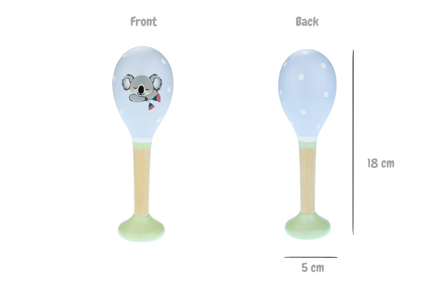 BUSH BUDDIES AUSTRALIAN ANIMALS MARACA & BELLSTICK SET