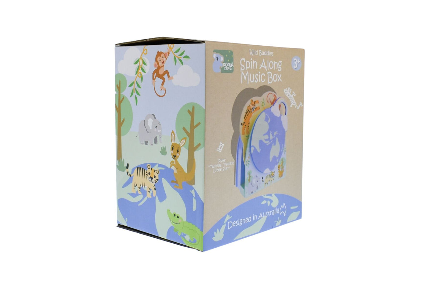 WILD BUDDIES SPIN ALONG MUSIC BOX