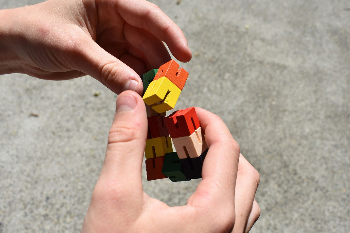 PRICE FOR TWO WOODEN TWIST & LOCK BLOCKS
