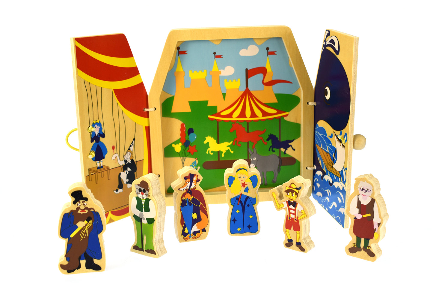 PINOCCHIO PUPPET PARADE & STORY SET PACK OF 4