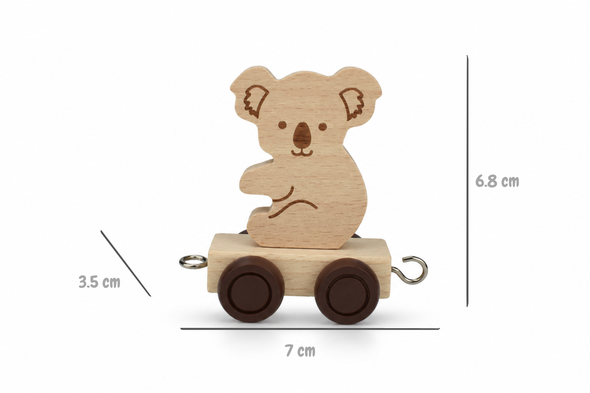 ALPHABET TRAIN - ANIMAL CARRIAGE KOALA
