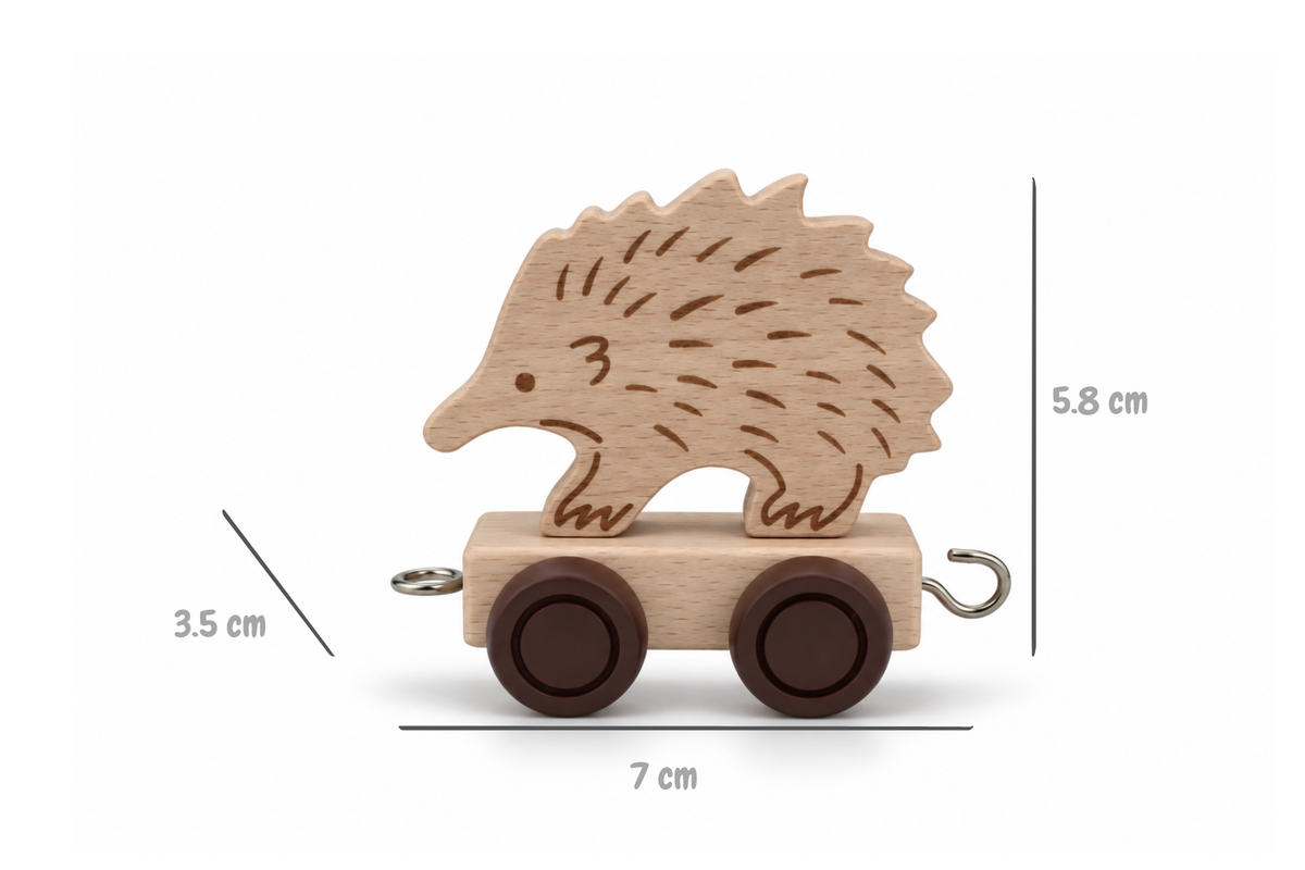 ALPHABET TRAIN - ANIMAL CARRIAGE ECHIDNA