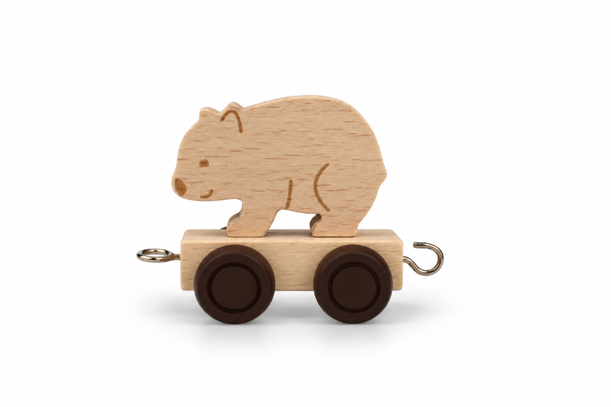 ALPHABET TRAIN - ANIMAL CARRIAGE WOMBAT