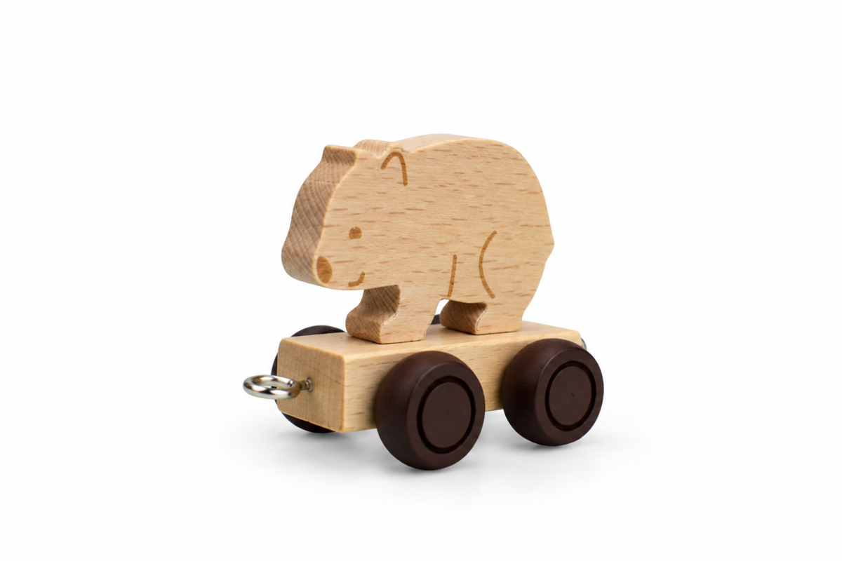 ALPHABET TRAIN - ANIMAL CARRIAGE WOMBAT