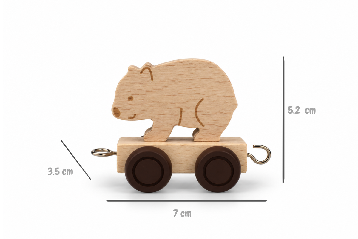 ALPHABET TRAIN - ANIMAL CARRIAGE WOMBAT