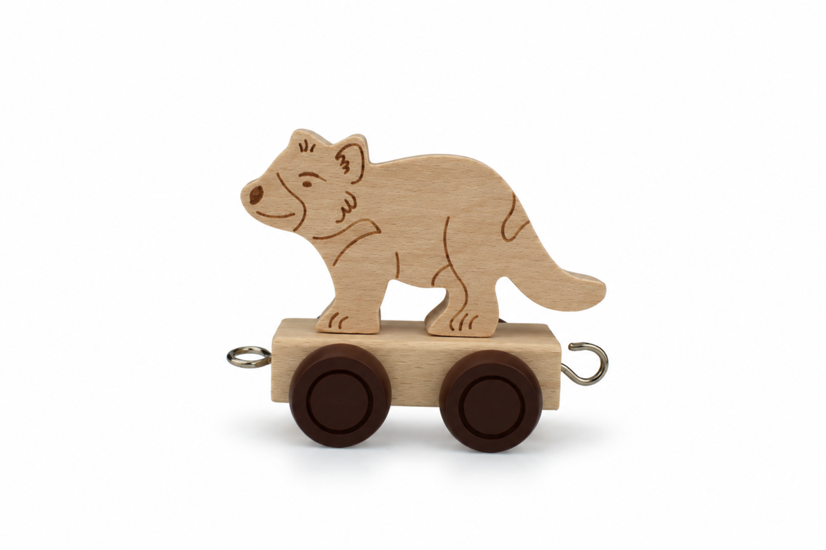 ALPHABET TRAIN - ANIMAL CARRIAGE TASMANIAN DEVIL